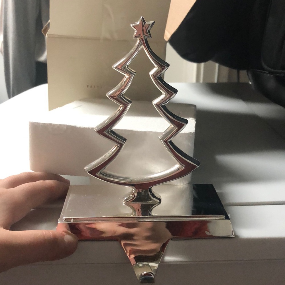 Pottery Barn Christmas tree stocking hanger